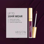 Dark Purple Lipstick Matte for Women, Color Stay Long Lasting Lipstick Smudgeproof Liquid Lipsticks, Cruelty Free Lip Color, DM20 Dark Purple