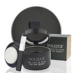 VOLLUCK Root Touch up Powder, Instant Hairline Powder for Thinning Areas and Gray Hair Coverage, Natural and Non-greasy Root Cover up for Women and Men (Black, 0.14 Ounce)