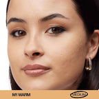 about-face THE PERFORMER Skin-Focused Foundation M1Warm – Medium Coverage, Long-Wear, Breathable & Buildable Base – Clean, Vegan, Hydrating Formula with Blue Agave & Chlorella – 1.08oz