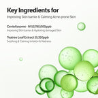 SUNGBOON EDITOR Deep Collagen CICA Tea Tree Overnight Mask | Acne Mask for Redness & Soothing | 2,160,000PPB Collagen + Tea Tree + Centella | Stocking Stuffers for Women | Korean Skincare, 4ea