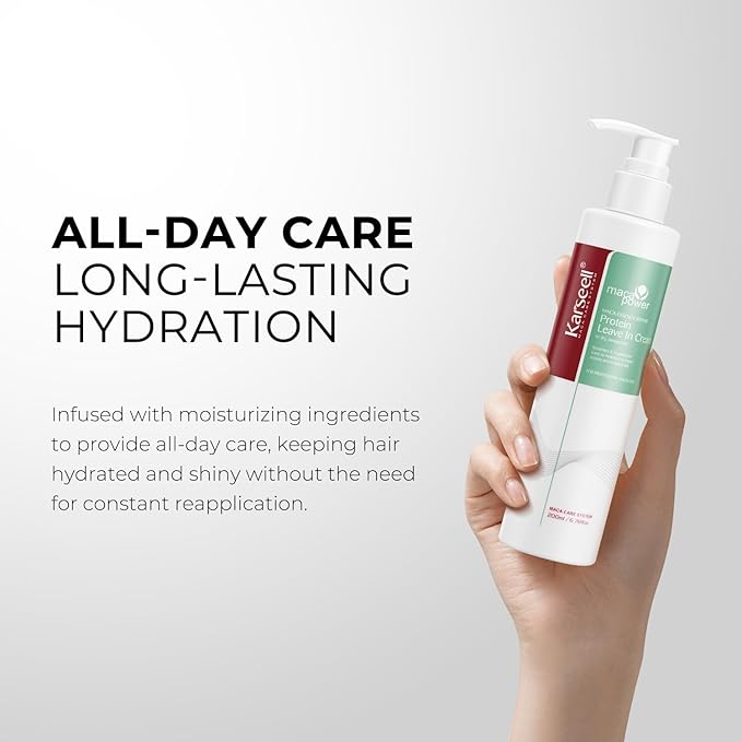 Karseell Repair Protein Cream Leave-In Conditioner Hair Treatment Organic Protein Cream for Dry Damaged Hair
