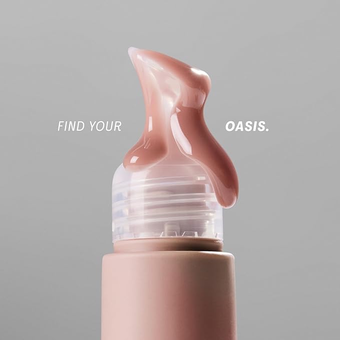 The Outset Lip Oasis Glossy Treatment | Skincare Essentials | Vegan | Gluten Free | Clean Beauty | Unisex for All Skin Types | Dune | 0.3 oz