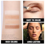 Kaely Powder Eyeshadow Quad, Natural Brown Matte Eyeshadow Palette Makeup, Neutral Eye Shadow Palette for Older Women Pigmented Waterproof, sombras para ojos, Blendable, Cruelty-free, 15