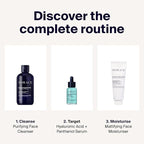 HORACE Hyaluronic Acid + Panthenol Face Serum for Men – Advanced Moisturising Facial Treatment for Dry Skin, Dehydration Lines, and Elasticity – Vegan Skincare for All Skin Types – Unscented, 30ml