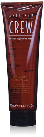 American Crew Men's Hair Gel, Firm Hold, Non-Flaking Styling Product Gift for Him, 13.1 fl oz