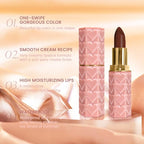 evpct 1Pcs Dark Brown Deep Coffee Lipstick, Silky Velvet Matte Lipstick Pack Sets for Women, Long Lasting Smudge Proof Lipstick Lip Stain Makeup Kit matte lipstick 24 hours original N06