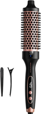 Wavytalk Blowout Boost Thermal Brush, 1.5 inch Heated Round Brush Curling Iron for Blowout Look, Dual Voltage, Ceramic Tourmaline, Ionic Technology, 5 Temperature Settings