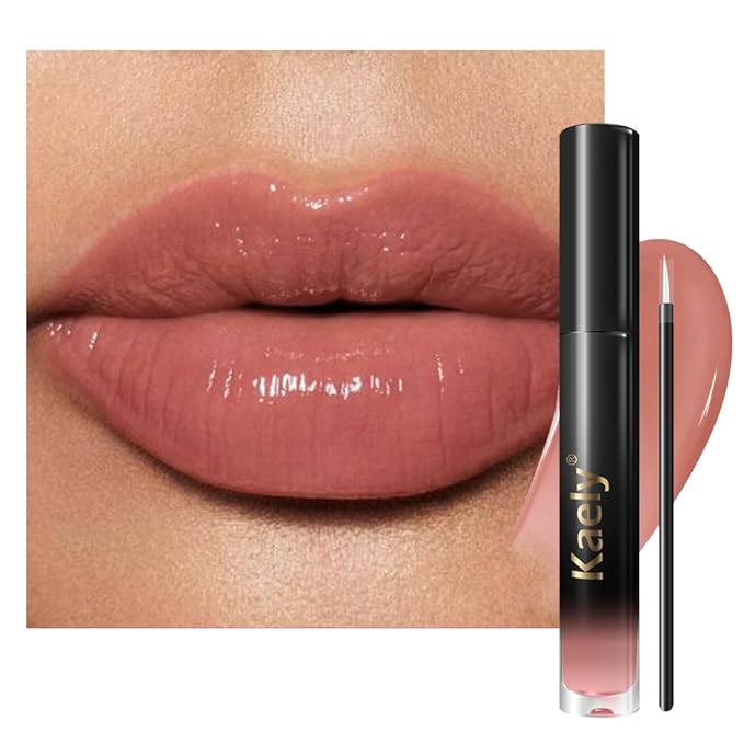 Kaely Longwear No-Budge Lipstick for Women, Highly Pigmented Liquid Lip Color Makeup, Non-Transfer Lip Gloss Stain Waterproof Smudge Proof 24 Hour, Instant Shine, Vegan & Cruelty-Free, 03 CAPTIVATED