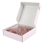 MEEDEE 100 Pack Rust Color Hair Ties For Women No Crease Soft Elastic Ribbon No Damage Rust Hair Ties Knotted Ouchless Hair Ribbon Yoga Hair Ribbons Elastic Bracelets