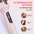 Thermal Brush, 1.5 Inch Heated Round Brush for Women, Dual Voltage Negative Ion Hot Brushes Styler for Blowout Look, Curling & Volumizing & Straightener for Dry Hair