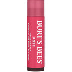 Burt's Bees Lip Tint Balm Stocking Stuffers Gifts, Long Lasting 2 in 1 Duo Tinted Balm Formula, Color Infused with Hydrating Shea Butter for a Natural Looking Buildable Finish, Petal Rose (2-Pack)