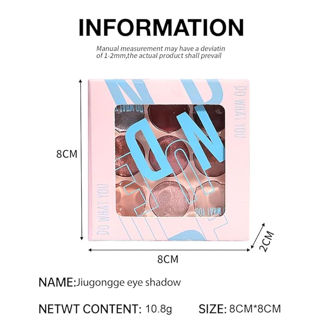 9-Color Nude Brown Eyeshadow Palette – Matte Shimmer Glitter Peach Caramel Bronze Eye Shadow Kit, High Pigment Blendable Long-Lasting Warm Neutral Makeup Palette for Daily Wear, Soft Glam & Travel