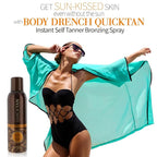 Body Drench QuickTan Instant Bronze Self Tanning Spray – Fast-Drying Self Tanner Spray for Natural-Looking Tan, 6 oz, 2 Pack