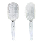 Paddle Hair Brush for Women-Detangling Cushion Brush with Soft Ball-Tip Bristles,Anti-Static Wide Brush for Wet Dry Hair,Smooth Comfortable Scalp Care