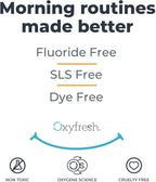 Oxyfresh Maximum Fresh Breath Lemon Mint Toothpaste - Clean Teeth & Fresh Breath - Natural Essential Oils & Natural Xylitol to Help Fight Tartar - SLS & Fluoride Free - 5 oz (Pack of 3)