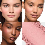Blush for Cheeks,Pink Peach Powder Matte Blush Palette Cheeks Face Makeup for Older Women,Lightweight,Smooth,Blendable,Fade and Transfer-Resistant,Effortless Matte Natural Finish,Vegan & Cruelty Free
