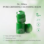 Dr.Althea Pure Grinding Cleansing Balm | Hygenic One-Step Makeup Cleansing Oil with Madecassoside | Non-Greasy Sorbet Texture | Soothing for All Skin Types | Korean Vegan Skin Care | 1.69 Fl Oz