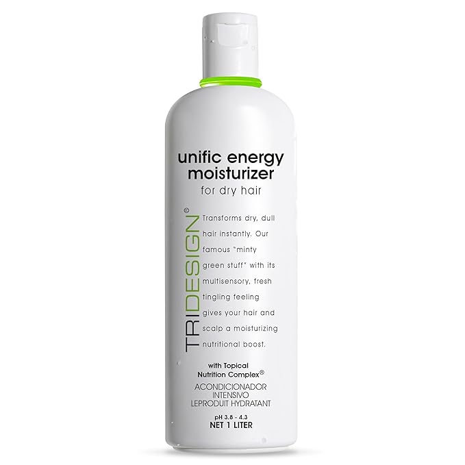TRIDESIGN Unific Energy Moisturizer - Deep Hair Conditioner for Dry Damaged Hair - Moisturizing for Curly, Frizzy, Thick Hair - Hydrating Conditioner for Men and Women, 32 oz