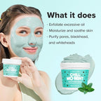 I DEW CARE Wash Off Face Mask - Chill Mo-Mint | Soothing Mask with Peppermint Leaf Extract, Korean Face Mask Skin Care for Face, 3.38 Oz