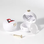 2 Pack Lip Balm Containers,Plastic Portable Empty Lip Balm Container with Mirror and Silicone Lip,Empty Lipstick Dispenser Box for Travel,Home