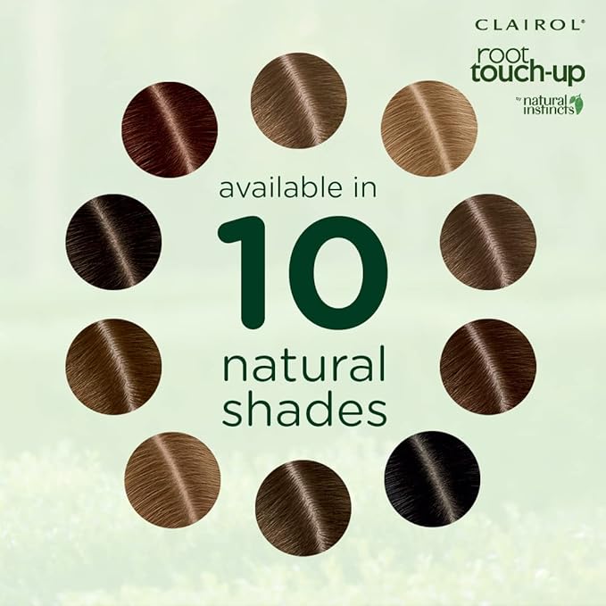 Clairol Root Touch-Up by Natural Instincts Permanent Hair Dye, 8 Medium Blonde Hair Color, Pack of 1