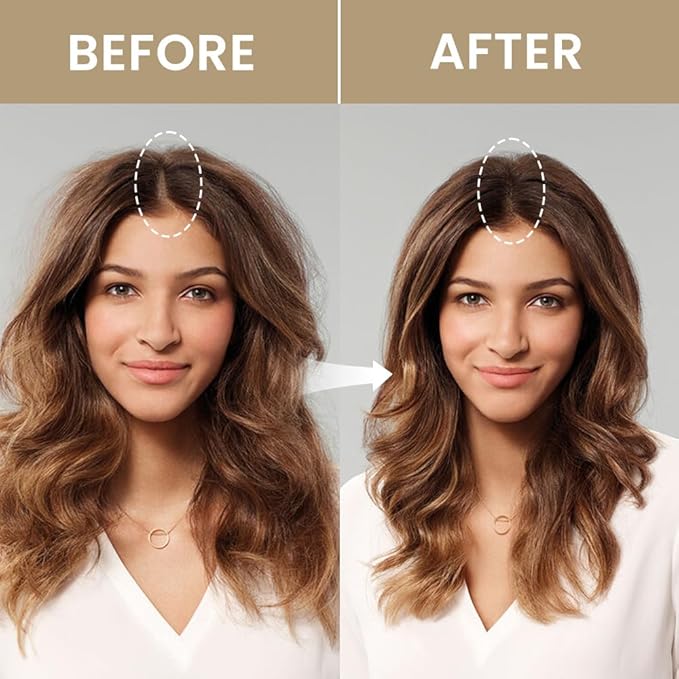 VOLLUCK Root Touch up Powder, Instant Hairline Powder for Thinning Areas and Gray Hair Coverage, Natural and Non-greasy Root Cover up for Women and Men (Red, 0.14 Ounce)