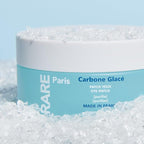 RARE Paris - Carbone Glacé - Purifying Carbon Black Under Eye Patches - Cleanses & Tightens - With Hamamelis & Mallow - Purifying, Firming & Revitalizing - Multi-Active Serum Formula - 30 Pairs