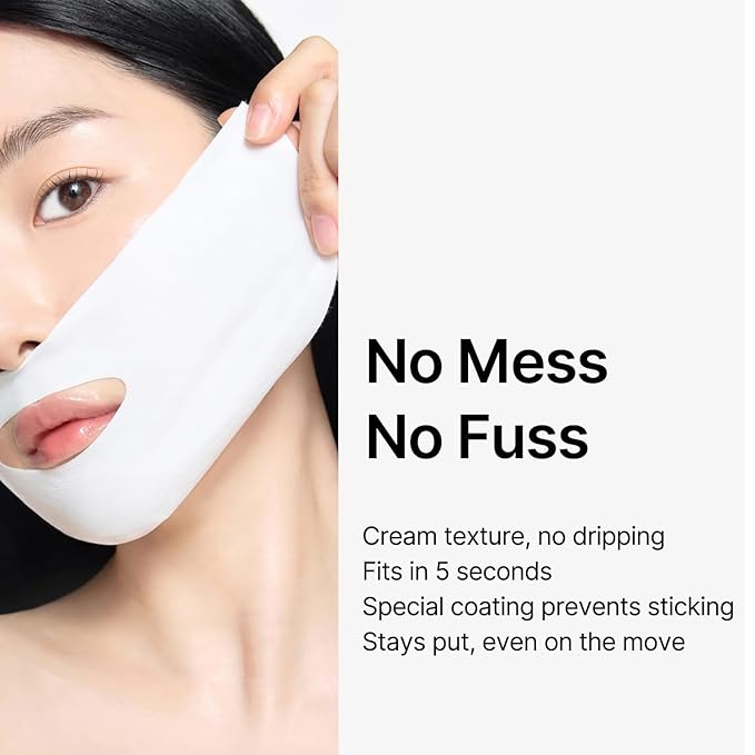 celimax Pore+Dark Spot Brightening Cream Mask 4EA | Non-Sticky Sheet for Enlarged Pores with Niacinamide, Tranexamic Acid, Non-Irritating, Hydrating, Hyperpigmentation, Korean Facial Mask