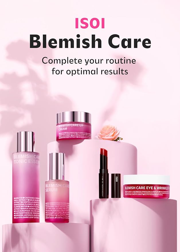 ISOI Blemish Care Under Eye Patch for Dark Circles, Puffiness and Wrinkles, Hydrating Gel Eye Masks with Hyaluronic Acid & Bulgarian Rose Oil, Korean Skin Care (90 pcs, 3.17 oz)