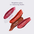 Westmore Beauty Pout Perfector Lip Gloss – Intensely Hydrating Sheer-Tinted Balm with Hyaluronic Acid & Vitamin E – Plumps & Nourishes Dry, Cracked Lips for a High Shine Finish – Soft Rose, .33 oz