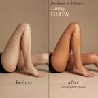 Self Tanner Mousse - USA Made with Natural & Organic Ingredients, Self Tanning Mousse Foam for Ultra Dark Fake Tan, Non Toxic Sunless Tanner for Darkest Streak Free Finish & Natural Looking Tan