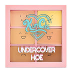 KimChi Chic Undercover Hoe Corrector Palette - Full Coverage Concealer, Creamy, Long Wearing, Hides Dark Circles & Blemishes Cruelty Free, Medium 0.25 oz