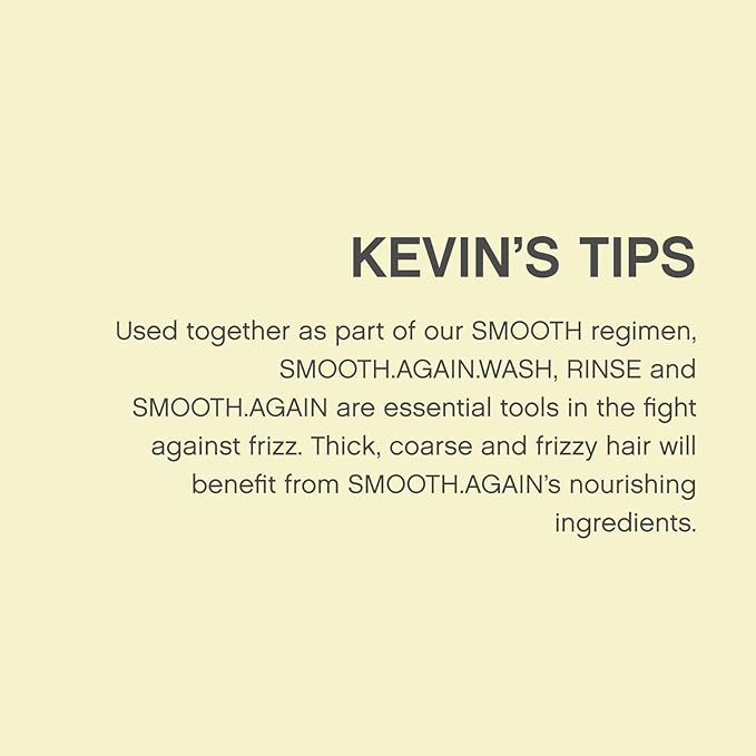 KEVIN.MURPHY SMOOTH.AGAIN RINSE - Smoothing Conditioner - For Thick, Coarse Hair - Hair Repair Conditioner - Sulphate-Free - Shine Enhancing - 250 mL / 8.4 fl oz