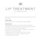 Biba De Sousa The Lip Treatment- Moisturizing Lip Balm with Peptides, Amino Acids & Squalane, Fast Acting Nourishing Balm for Dry, Chapped Lips, Clear & Unscented (0.25 oz)