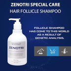 Follicle Shampoo Hair loss Zero with Copper peptide, Biotin, Dexpanthenol, Pyrithione Zinc/Genetic Hair Care Solution