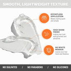 Hair Styling Pomade for Men, Strong Hold with Medium Shine, Water-Based Hair Wax, Classic Gentleman Grooming Product, Flexible All-Day Hold, Easy Rinse, 3.52 oz