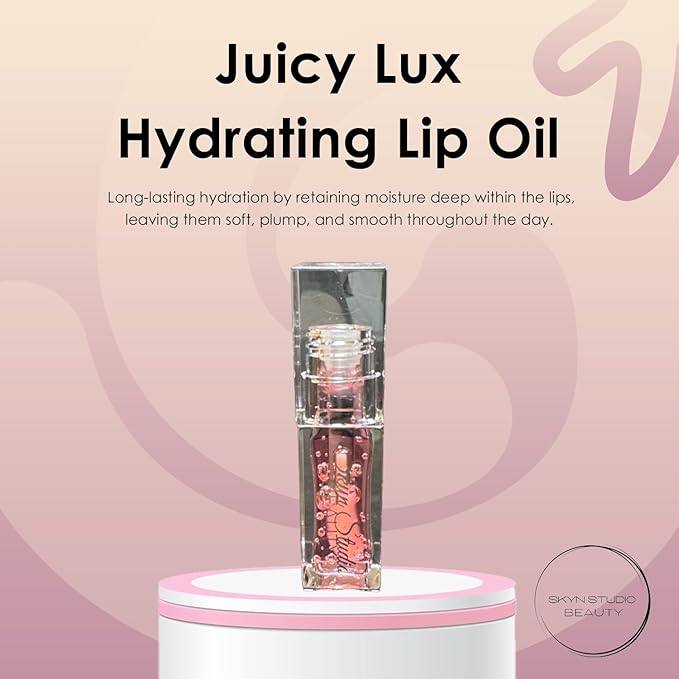 BEAUTY SPF 30 Juicy Lux Hydrating Lip Oil, Deeply Nourishing with Hyaluronic Acid, Coconut Oil, Argan Oil, Shea Butter and Vitamin E, Non-Sticky, SPF Protection Lip Care (Berry Bliss)
