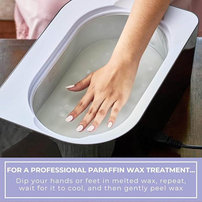 1lb Lavender Scented Paraffin Wax, Paraffin Wax for Hand and Feet, Use with any Paraffin Wax Machine for Hand and Feet, Paraffin Wax Refills for Paraffin Baths, Parrafin Wax Blocks