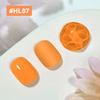 16.5ml Orange Nail Polish Large Volume Quick Drying Nail Polish, Fast Drying and Long Lasting Color Nail Art DIY Home Manicure Gift for Women