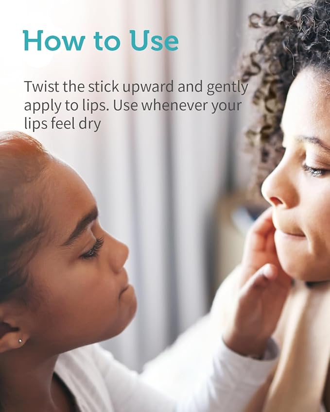 GOONGBE Kids' Moisture Lip Balm - Korean Kids Hydrating Lip Balm for Chapped and Cracked Lips - 12hr Moisturizing Non Oily Lip Care with Plant Oils and Shea Butter - Allergen Free Scent, 0.1 oz.