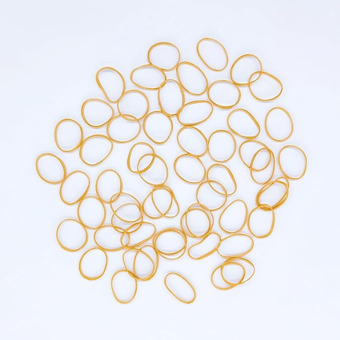 3200 Pcs Elastic Rubber Bands Small Hair Ties Hair Rubber Mini Hair Bands Hair Elastics Tiny Soft Holder Ponytails for Girls (Light Brown)
