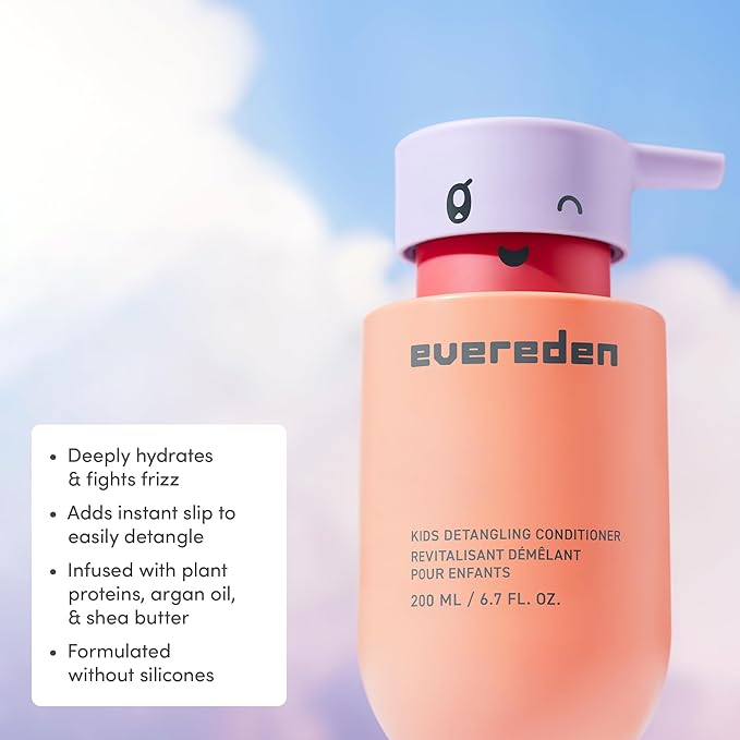 Evereden Kids Conditioner Detangler, 6.7 fl oz. | Children's Haircare | Non-toxic Conditioning for Silky Smooth Hair