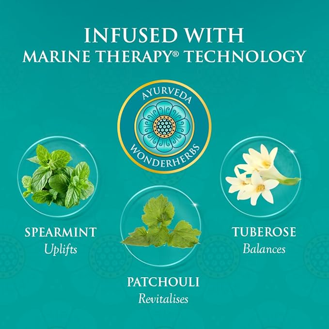 SPA CEYLON SeaVeda Soothing & Uplifting Balm – Citrus, Spearmint & Patchouli Essential Oil Balm, 100% Natural, Vegetarian, Silicone & Paraben Free, 25g