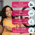 Nicole + Brizee N+B Hair Growth Vitamins - with Biotin, Vitamin C, Zinc, and Vitamin B12 - Natural-Based Hair Care Formula - Made in The USA - (30 Day Supply)(3-Pack)