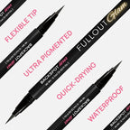 Full Out Glam BackSpot Liner Magnetic Eyeliner, Ultra Strong All-Day Hold for Magnetic Eyelashes, Water and Sweat Proof, Easy to Apply Ultra-Precise Tip, Contains One Eyeliner Pen