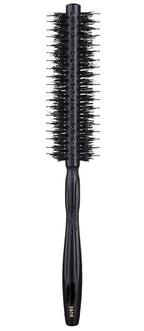 PERFEHAIR Round Brush with Natural Boar and Nylon Bristles, Small Volumizing Hair Brush- 1.5 Inch Diameter Barrel