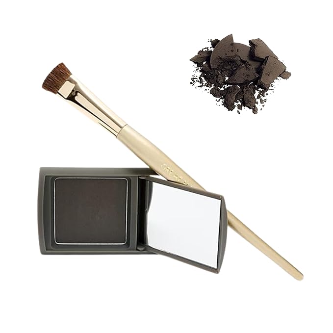 Joan Rivers Great Hair Day Root Touch Up Powder – Fill-in Powder for Thicker, Fuller Looking Hair (Dark Brunette)