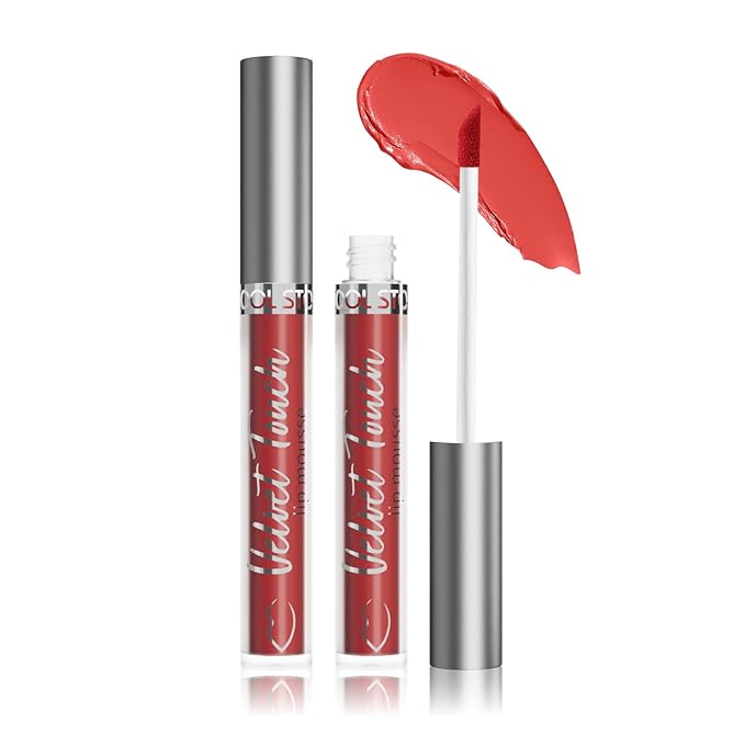 COOL STORY Velvet Lip Stain Mousse, Lip Tint Long-Lasting Waterproof Matte Finish (08)