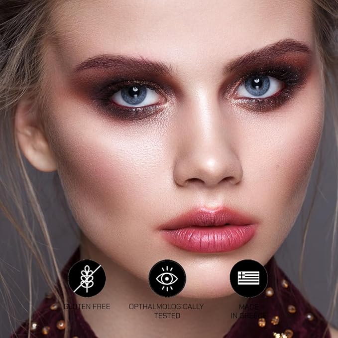 Radiant Professional Lengthening Mascara with silicone brush – Smudge-Proof Curl Mascara Volume and Length for Sensitive Eyes, Cruelty Free, Ideal for Mature & Young Women, 0.43 oz (01 Black)