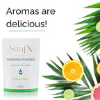 SunFX Post Spray Tan Translucent Finishing Powder | Talc Free | Sunless Tanning Setting Powder | Shimmer | Crisp & Fresh - 1lb